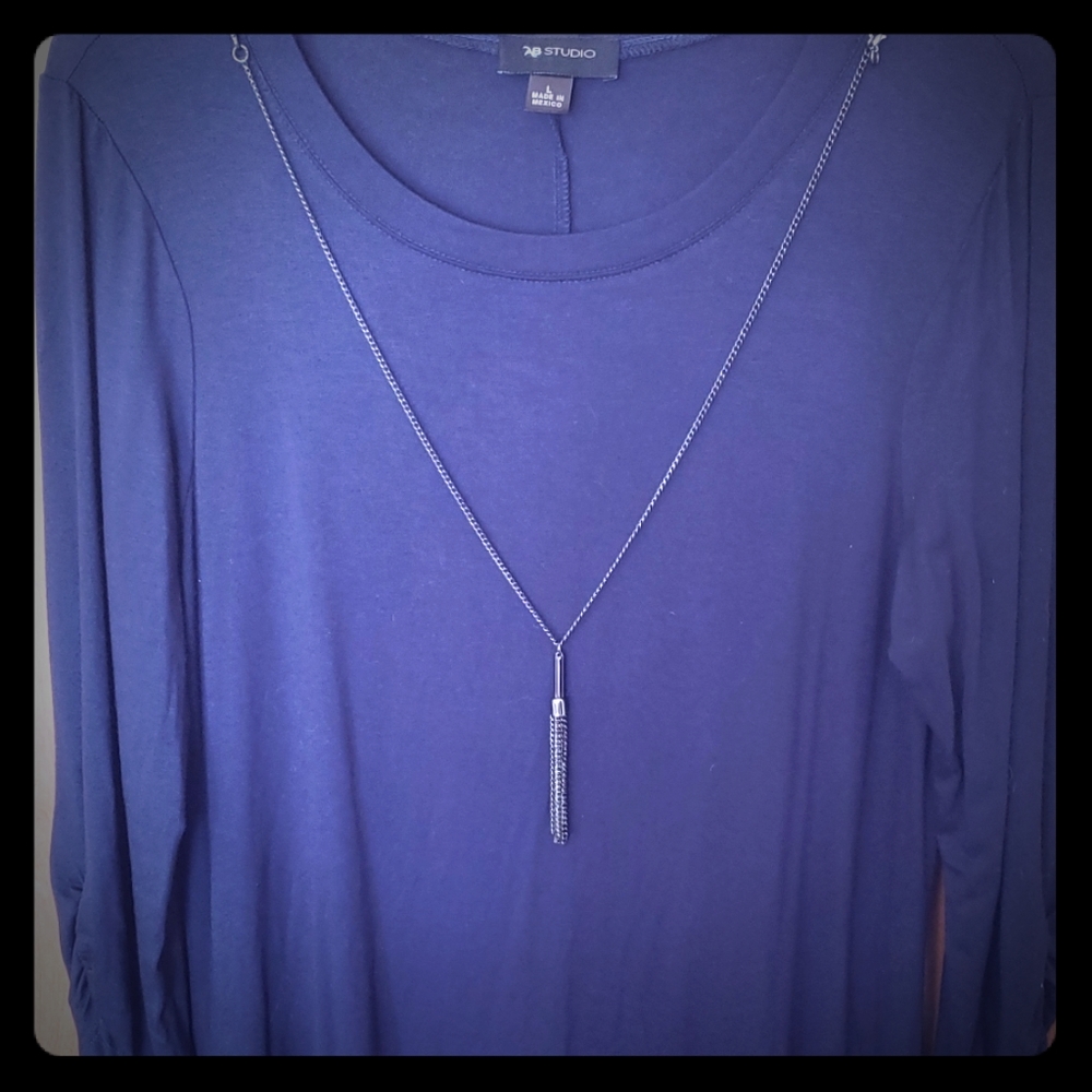 Navy AB STUDIO dress